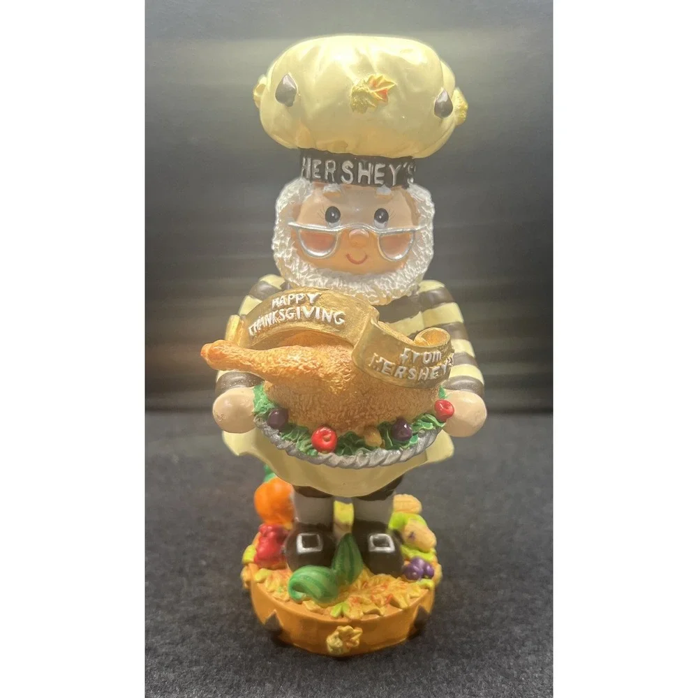 HERSHEY CHOCOLATE WORLD FIGURINE HAPPY THANKSGIVING 1999